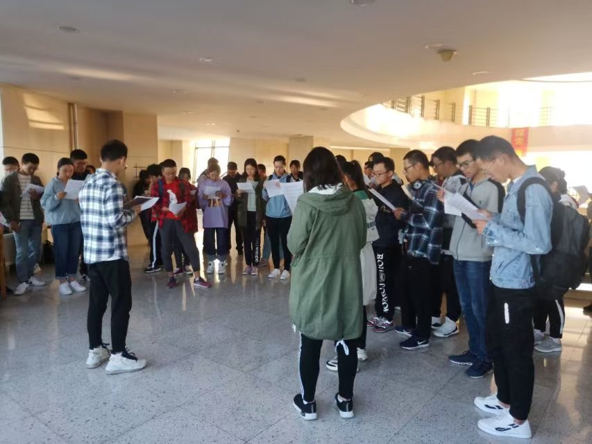 外语协会晨读活动